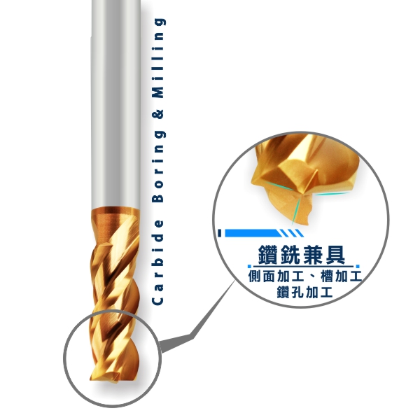 鎢鋼不等式鑽銑刀